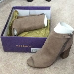NIB Madden Girl Peep Toe Bootie
